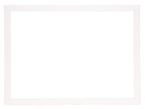 Drewniana, szeroka rama na obrazy, zdjęcia w rozmiarze 50x70 cm, biała