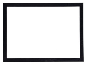Drewniana, szeroka rama na obrazy, zdjęcia w rozmiarze 50x70 cm, czarna