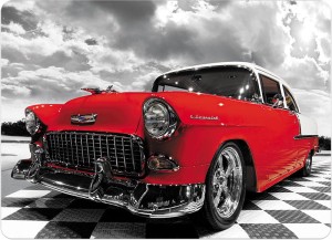 Twarda podkładka korkowa z nadrukiem w rozmiarze 30x40 cm