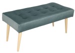  Nowoczesna ławka 45x90 cm w kolorze niebieskim
