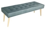  Nowoczesna ławka 45x120 cm w kolorze niebieskim
