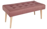  Nowoczesna ławka 45x90 cm w kolorze ciemnoróżowym