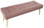 Nowoczesna ławka 45x120 cm w kolorze różowym