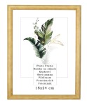 Drewniana ramka na zdjęcia z serii "Natura" 18x24 cm w kolorze eko