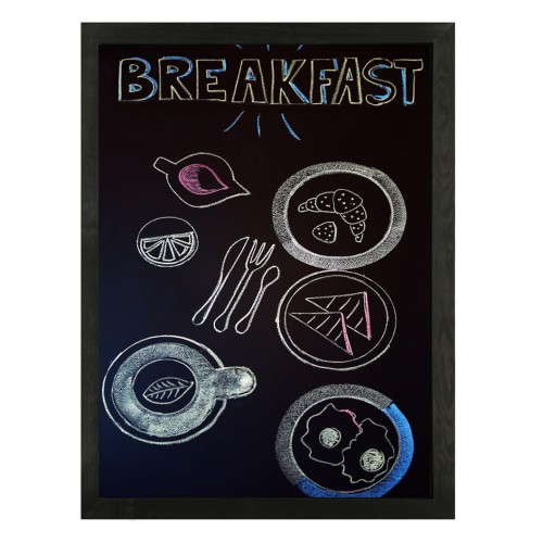 Tablica kredowa w ramie