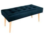  Nowoczesna ławka 45x90 cm w kolorze granatowym