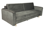 Nowoczesna sofa z funkcją spania LUIZA w kolorze szarym