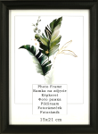 Drewniana ramka na zdjęcia z serii "Natura" 15x21 cm w kolorze czarnym