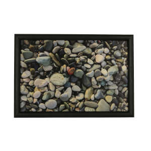 Nowoczesny plakat w czarnej ramie 20x30 cm -  Small stones