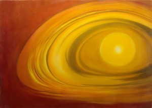 Oryginalny Obraz olejny na płótnie 50x70 cm Słońce Misiewicz Oryginał