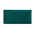 Panel ścienny 60 x 30 cm tapicerowany 3D Wezgłowie w kolorze turkusowym