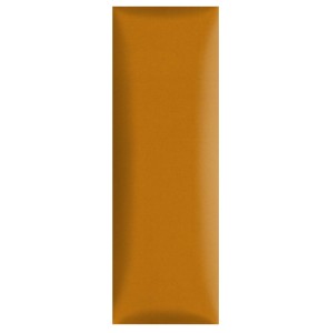 Panel ścienny 90 x 30 cm tapicerowany 3D Wezgłowie w kolorze ciemnożółtym