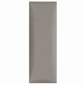 Panel ścienny 90 x 30 cm tapicerowany 3D Wezgłowie w kolorze beżowym