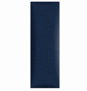Panel ścienny 90 x 30 cm tapicerowany 3D Wezgłowie w kolorze granatowym