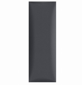 Panel ścienny 90 x 30 cm tapicerowany 3D Wezgłowie w kolorze grafitowym