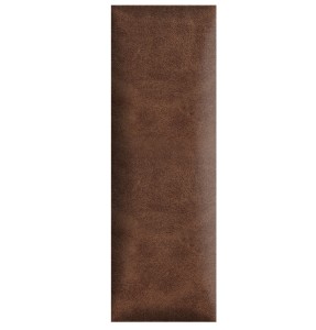 Panel ścienny 90 x 30 cm tapicerowany 3D Wezgłowie w kolorze brązowym