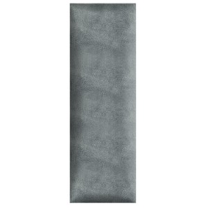 Panel ścienny 90 x 30 cm tapicerowany 3D Wezgłowie w kolorze stalowym