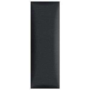 Panel ścienny 90 x 30 cm tapicerowany 3D Wezgłowie w kolorze grafitowym