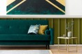 Salon zielone wezgłowie ścienne panel tapicerowany 15x60 cm.jpg