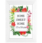 Ramka na zdjęcia 13x18 cm, drewniana w kolorze białym