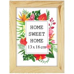 Ramka na zdjęcia 13x18 cm, drewniana w kolorze EKO