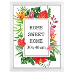 Ramka na zdjęcia 30x40 cm, drewniana w kolorze białym