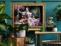 5. Wizualizacja 4 OBRAZ DAMA W LILIOWEJ SUKNI 608 W ZLOTEJ RAMCE MAKOWCE 50 cm x 70 cm.jpg