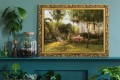 4. Wizualizacja 3 OBRAZ DOM W OGRODZIE II 6073 W ZLOTEJ RAMCE MAKOWCE 50 cm x 70 cm.jpg
