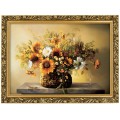 1. OBRAZ KWIATY 611 W ZLOTEJ RAMCE MAKOWCE 50 cm x 70 cm przodem.jpg