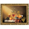 1. OBRAZ MARTWA NATURA I 613 W ZLOTEJ RAMCE MAKOWCE 50 cm x 70 cm przodem.jpg