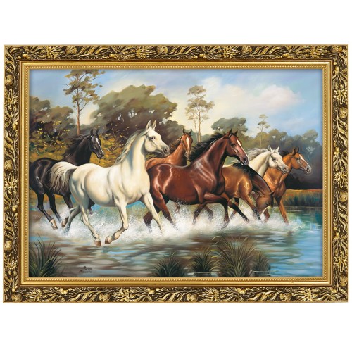 1. OBRAZ TABUN 670 W ZLOTEJ RAMCE MAKOWCE 50 cm x 70 cm przodem.jpg