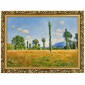 1. OBRAZ OLEJNY Claude Monet ,,Pole makow II,, W ZLOTEJ RAMCE MAKOWCE 50 cm x 70 cm przodem.jpg