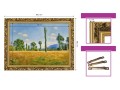 7. OBRAZ OLEJNY Claude Monet ,,Pole makow II,, W ZLOTEJ RAMCE MAKOWCE 50 cm x 70 cm wymiary.jpg