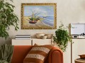 3. Wizualizacja 2 OBRAZ OLEJNY Vincent Van Gogh ,,Lodzie rybackie,, W ZLOTEJ RAMCE MAKOWCE 50 cm x 70 cm.jpg