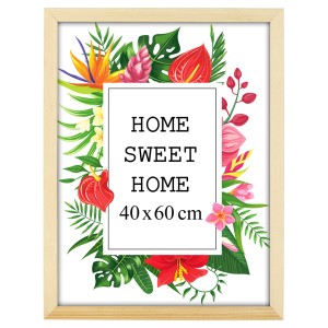 Ramka na zdjęcia 40x60 cm, drewniana w kolorze EKO