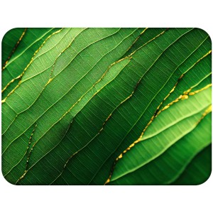 Podkładka korkowa na stół z nadrukiem - Leaves with gold 3 w rozmiarze 30x40 cm