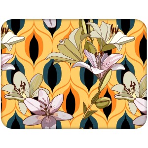 Podkładka korkowa na stół z nadrukiem - Flowers 6 w rozmiarze 30x40 cm