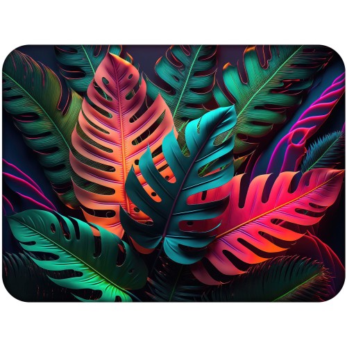 1. PODKLADKA KORKOWA 30 cm x 40 cm F4304 Tropical leaves 1.jpg