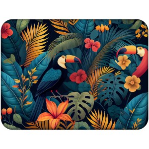 Podkładka korkowa na stół z nadrukiem - Tropical Flowers 2 w rozmiarze 30x40 cm 