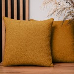 Dekoracyjna poszewka na poduszkę 50x50 cm w kolorze pomarańczowym z tkaniny szenilowej z teksturą  