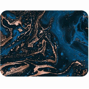 Podkładka korkowa złocona na stół z nadrukiem Magma blue 1 w rozmiarze 30x40 cm