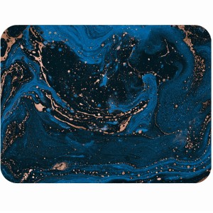 Podkładka korkowa złocona na stół z nadrukiem Magma blue 2 w rozmiarze 30x40 cm