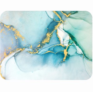 Podkładka korkowa złocona na stół z nadrukiem Colorful abstract 3 w rozmiarze 30x40 cm