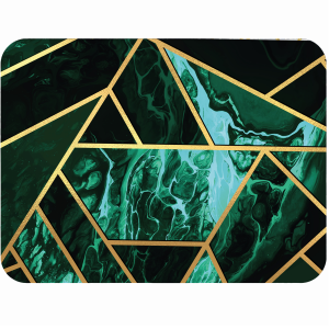 Podkładka korkowa złocona na stół z nadrukiem Sapphire gold w rozmiarze 30x40 cm 