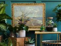 5. Wizualizacja 4 OBRAZ VINCENT VAN GOGH ,,VISSERSBOTEN OP HET STRAND VAN LES SAINTES MARIES DE LA MER,, W ZLOTEJ RAMCE MAKOWCE 50 cm x 70 cm.jpg
