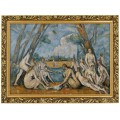 1. OBRAZ PAUL CÉZANNE FRENCH ,,THE LARGE BATHERS,, W ZLOTEJ RAMCE MAKOWCE 50 cm x 70 cm przodem.jpg