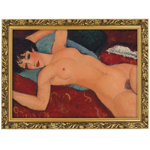 Obraz w złotej ramie Makówka w rozmiarze 70x50 cm -  MODIGLIANI ,,NU COUCHÉ,,