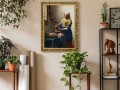 3. Wizualizacja 2 OBRAZ JOHANNES VERMEER ,,HET MELKMEISJE,, W ZLOTEJ RAMCE MAKOWCE 50 cm x 70 cm.jpg