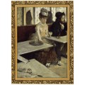 1. OBRAZ EDGAR DEGAS ,,IN A CAFÉ,, W ZLOTEJ RAMCE MAKOWCE 50 cm x 70 cm przodem.jpg