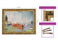 7. OBRAZ CLAUDE MONET  ,,ARGENTEUIL 1875,, W ZLOTEJ RAMCE MAKOWCE 50 cm x 70 cm wymiary.jpg